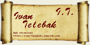 Ivan Telebak vizit kartica
